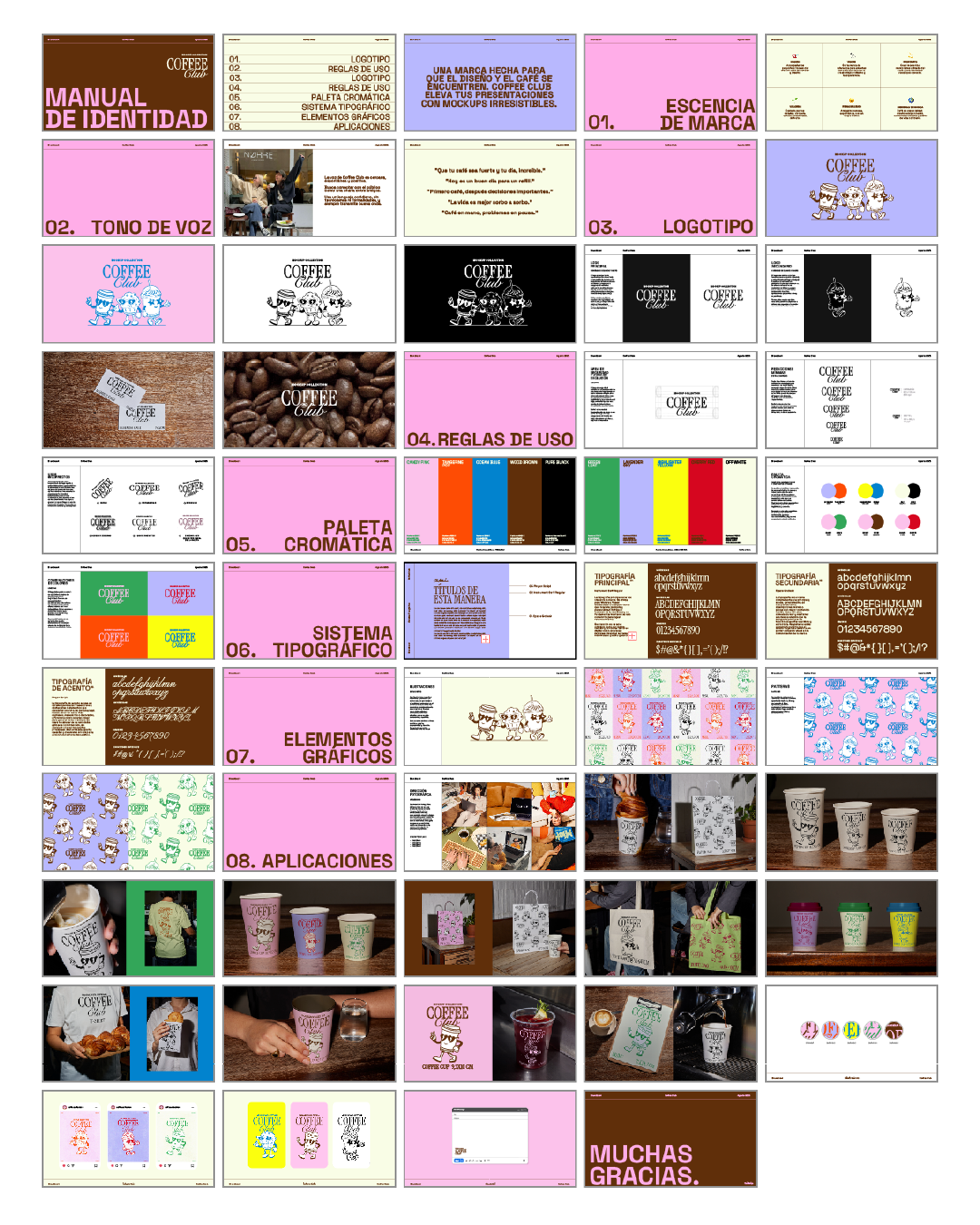 Brandbook Coffee - Plantilla Editable